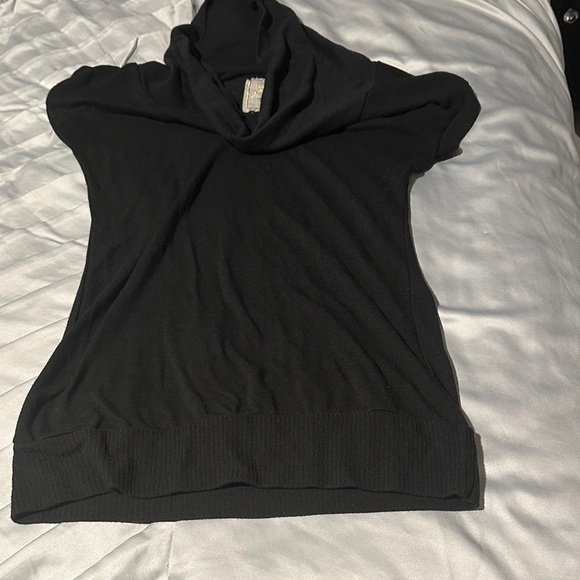 for the planet Sweaters - Chic Black Cowl Neck Sweater